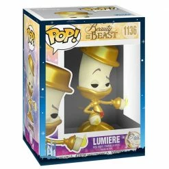 IN STOCK: Funko POP Disney: Beauty & Beast - Lumiere With Sleeve / Protector