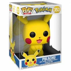 IN STOCK: Funko Pop Games: Pokemon - 10" Pikachu With PPJoe Protector