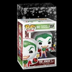 IN STOCK: Funko POP Heroes: DC Holiday- Santa Joker With PPJoe Snow Flake Sleeve