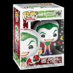IN STOCK: Funko POP Heroes: DC Holiday- Santa Joker With PPJoe Snow Flake Sleeve