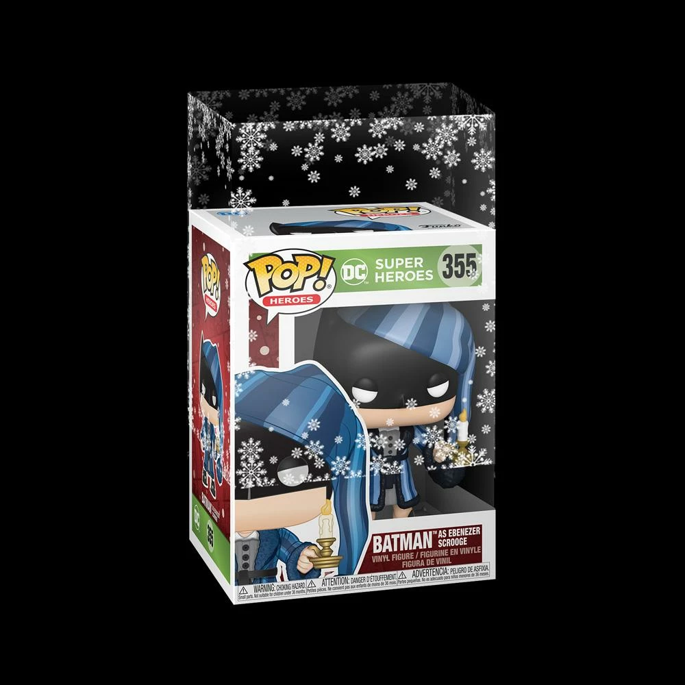 IN STOCK: Funko POP Heroes: DC Holiday- Scrooge Batman With PPJoe Snow Flake Sleeve