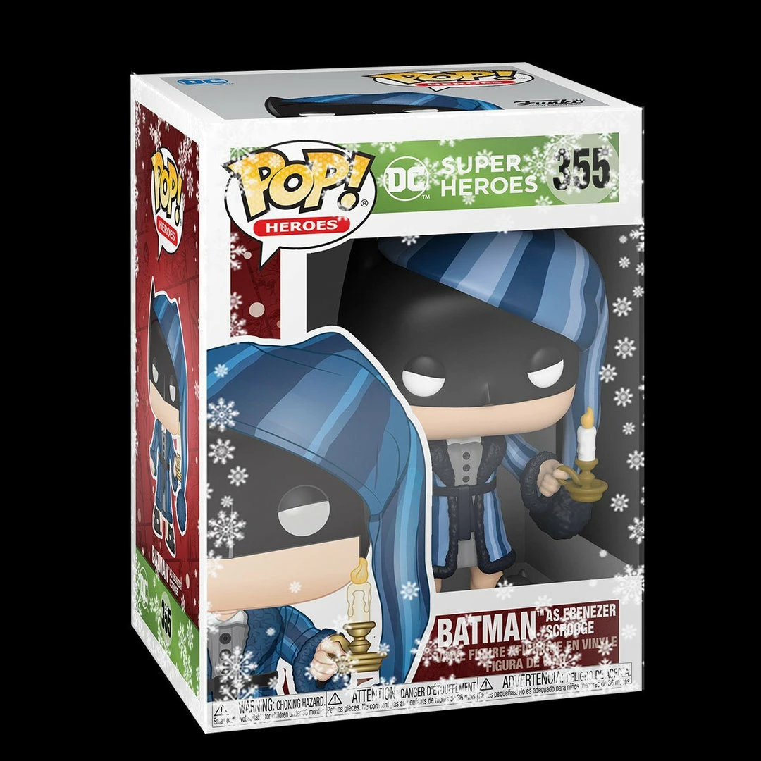IN STOCK: Funko POP Heroes: DC Holiday- Scrooge Batman With PPJoe Snow Flake Sleeve