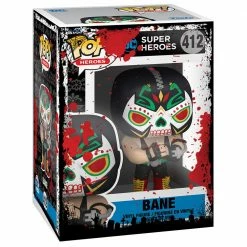 IN STOCK: Funko POP Heroes: Dia De Los DC - Bane With Halloween Sleeve