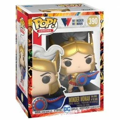 IN STOCK: Funko POP Heroes: WW80th - Wonder Woman (Challenge Of The Gods) With Free DC Sleeve