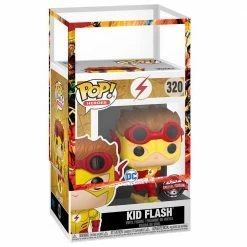 IN STOCK: Funko POP Heroes: Young Justice - Kid Flash With Chance Of A Chase With PPJoe DC Sleeve