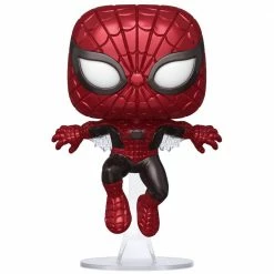 IN STOCK: Funko POP Marvel: 80th - First Appearance Spider-Man (Metallic) With Chance Of Hand Painted Protector