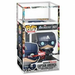 IN STOCK: Funko POP Marvel: Avengers Game - Captain America With PPJoe Marvel Sleeve