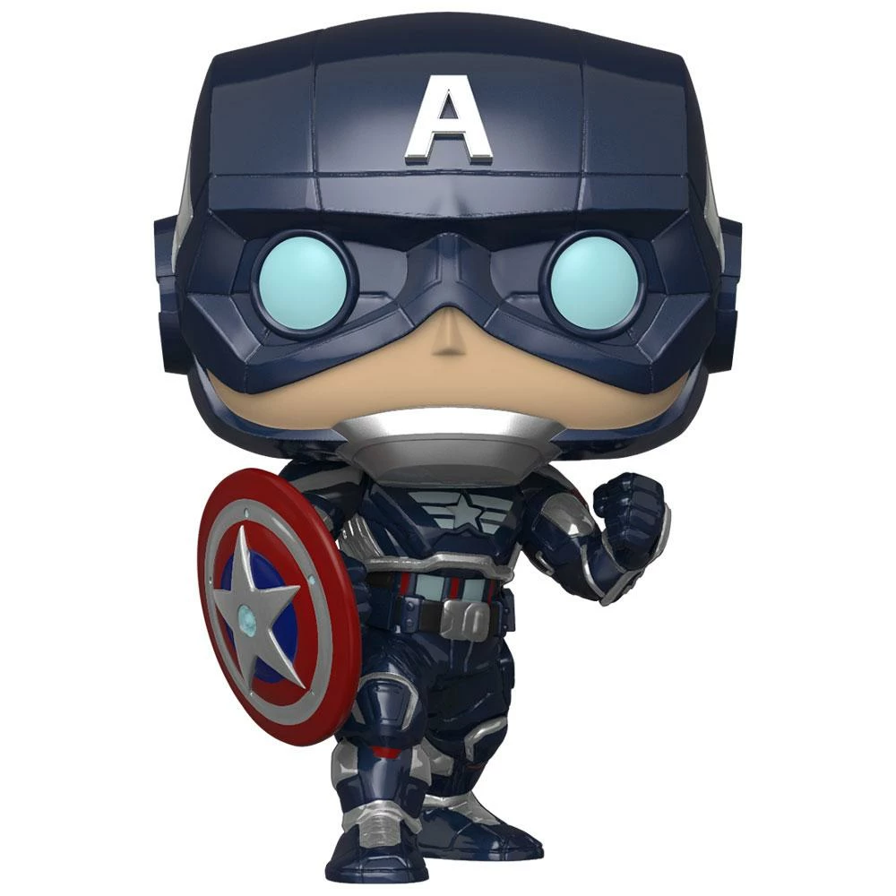 IN STOCK: Funko POP Marvel: Avengers Game - Captain America With PPJoe Marvel Sleeve