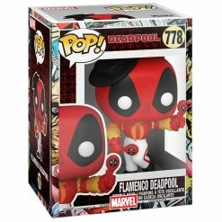 IN STOCK: Funko POP Marvel: Deadpool 30th - Flamenco Deadpool With Marvel Sleeve