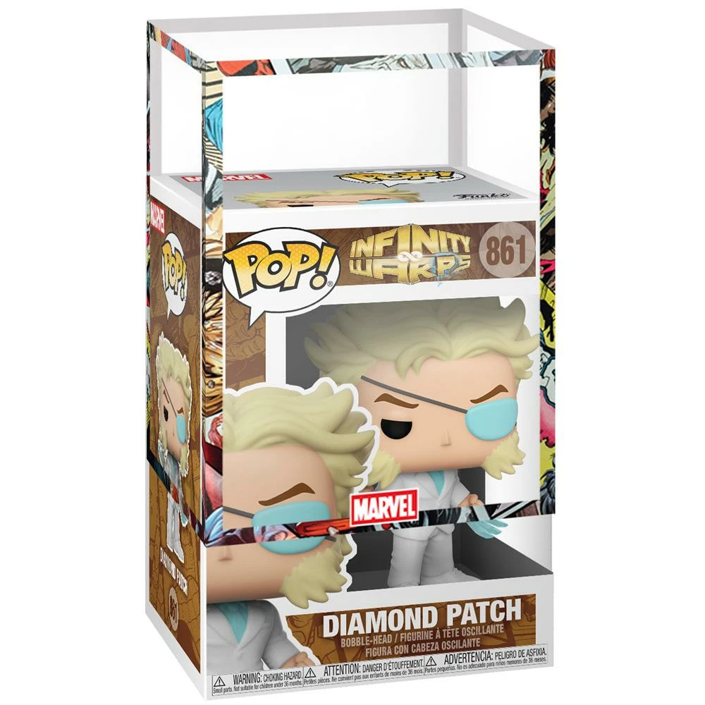 IN STOCK: Funko POP Marvel: Infinity Warps - Diamond Patch With Chance Of Hand Painted Protector