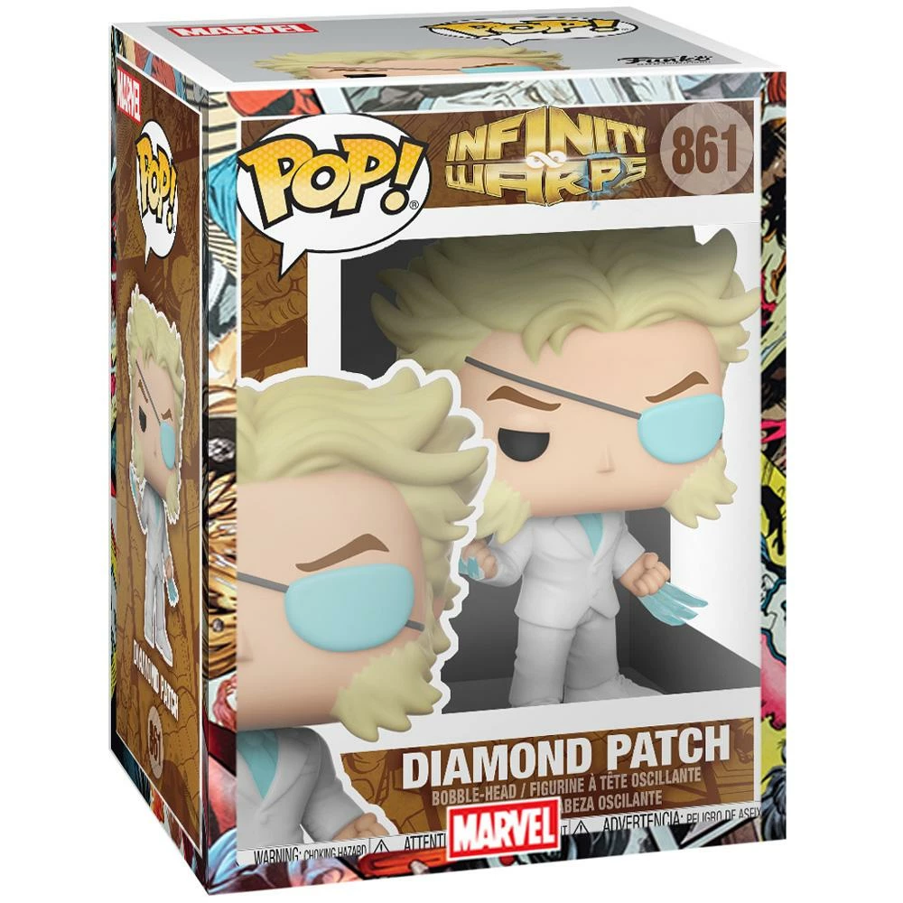 IN STOCK: Funko POP Marvel: Infinity Warps - Diamond Patch With Chance Of Hand Painted Protector