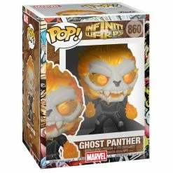 IN STOCK: Funko POP Marvel: Infinity Warps - Ghost Panther With Chance Of Hand Painted Protector