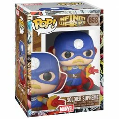 IN STOCK: Funko POP Marvel: Infinity Warps - Soldier Supreme With Chance Of Hand Painted Protector