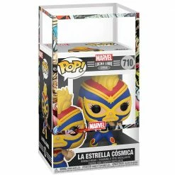 IN STOCK: Funko POP Marvel: Lucha Libre - Captain Marvel With PPJoe Sleeve