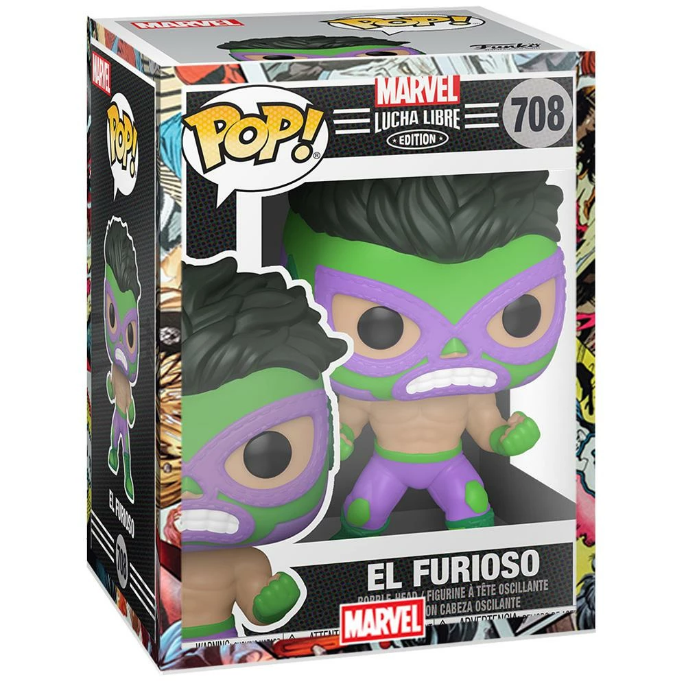 IN STOCK: Funko POP Marvel: Lucha Libre - Hulk With PPJoe Sleeve