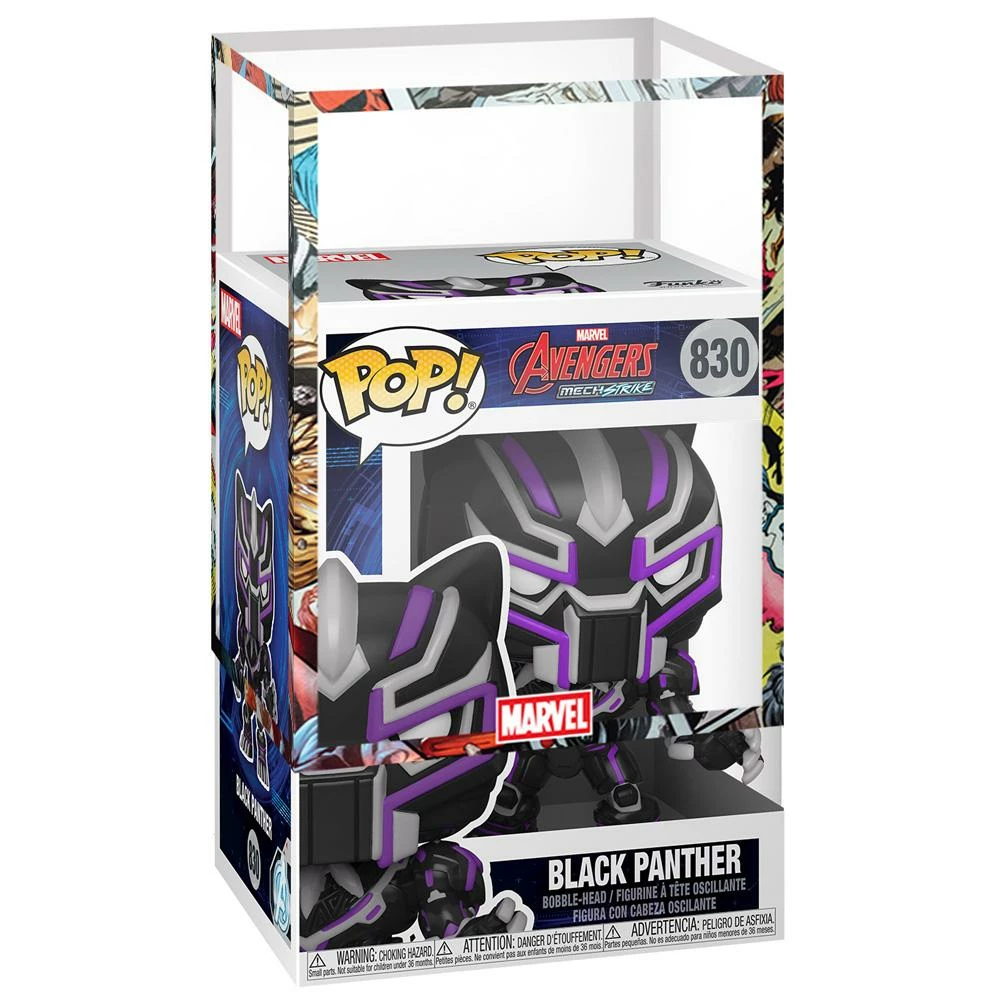 IN STOCK: Funko POP Marvel: Marvel Mech - Black Panther With Marvel Sleeve