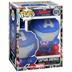 IN STOCK: Funko POP Marvel: Marvel Mech - Captain America With Marvel Sleeve