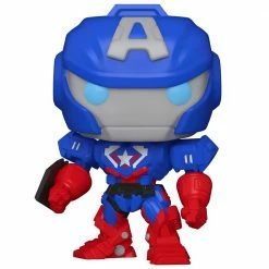 IN STOCK: Funko POP Marvel: Marvel Mech - Captain America With Marvel Sleeve