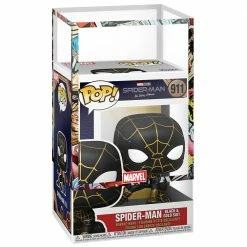 IN STOCK: Funko POP Marvel: Spider-Man: No Way Home - Spider-Man (Black & Gold Suit) With Marvel Sleeve