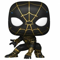 IN STOCK: Funko POP Marvel: Spider-Man: No Way Home - Spider-Man (Black & Gold Suit) With Marvel Sleeve