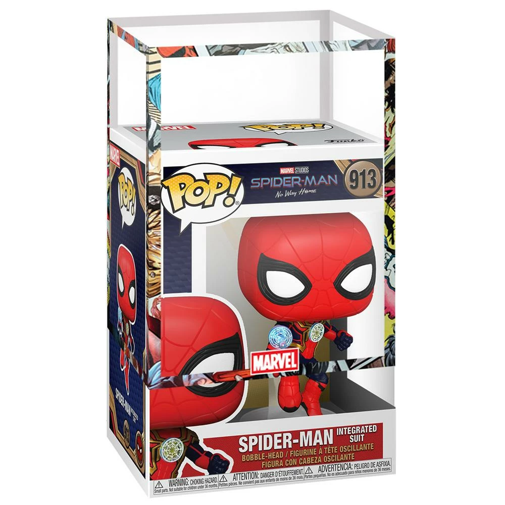 IN STOCK: Funko POP Marvel: Spider-Man: No Way Home - Spider-Man (Integrated Suit) With Marvel Sleeve