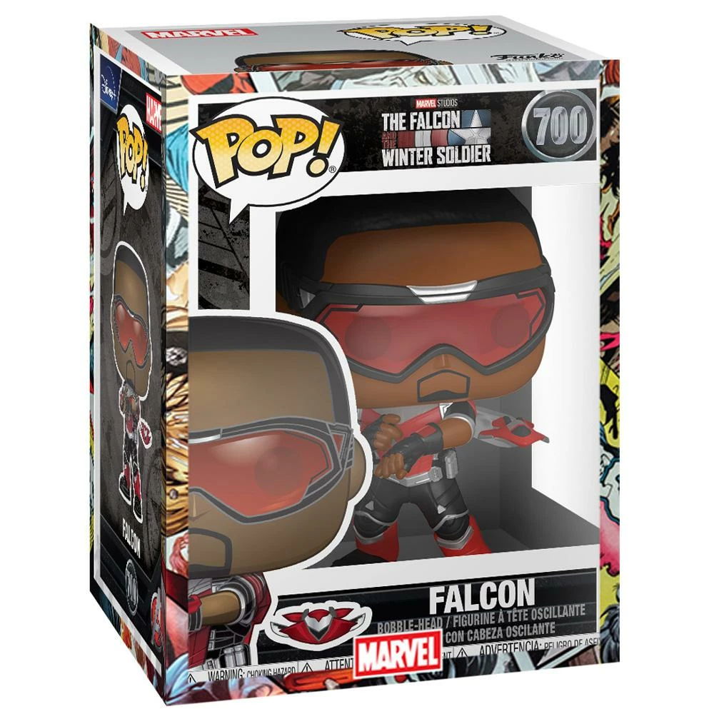 IN STOCK: Funko POP Marvel: TFAWS - Falcon With Marvel Sleeve