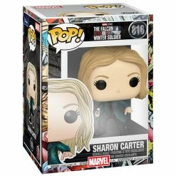 IN STOCK: Funko POP Marvel: The Falcon & Winter Soldier - Sharon Carter With Marvel Sleeve