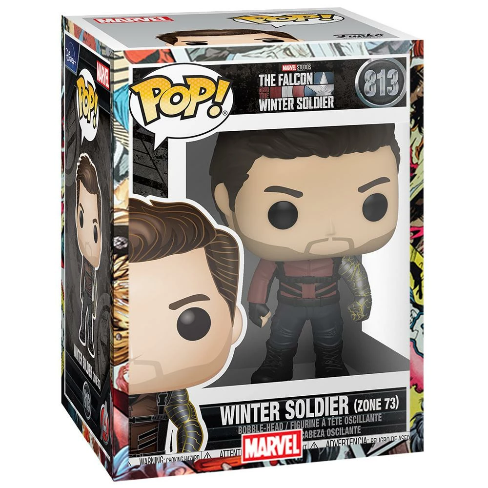 IN STOCK: Funko POP Marvel: The Falcon & Winter Soldier - Winter Soldier (Zone 73) With Marvel Sleeve