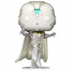 IN STOCK: Funko POP Marvel: WandaVision – The Vision (GITD) With Free Marvel Sleeve