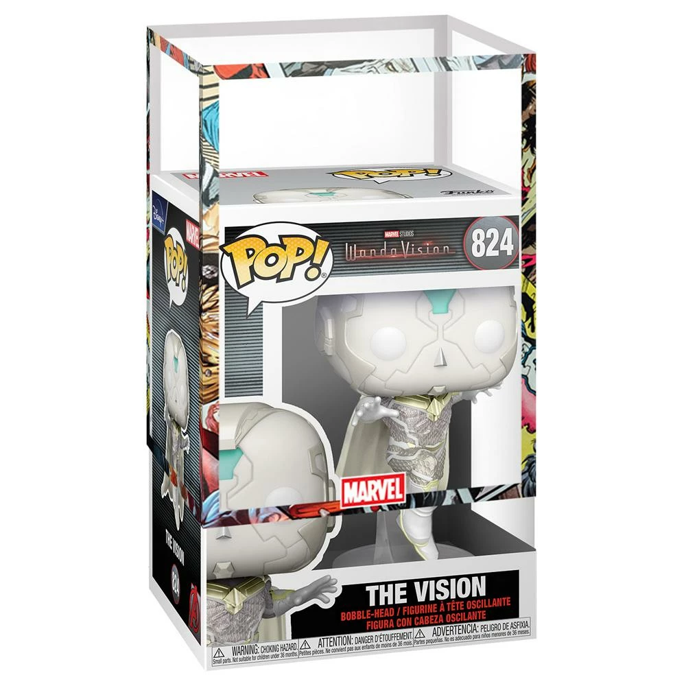 IN STOCK: Funko POP Marvel: WandaVision – The Vision With Free Marvel Sleeve With Chance Of Hand Painted Protector