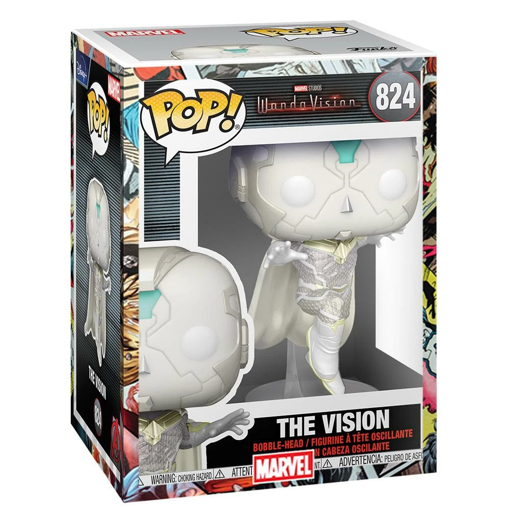 IN STOCK: Funko POP Marvel: WandaVision – The Vision With Free Marvel Sleeve With Chance Of Hand Painted Protector