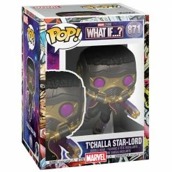 IN STOCK: Funko POP Marvel: What If - T'Challa Star-Lord With Marvel Sleeve