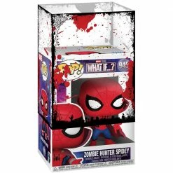 IN STOCK: Funko POP Marvel: What If - Zombie Hunter Spidey With Halloween Sleeve