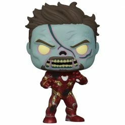 IN STOCK: Funko POP Marvel: What If - Zombie Iron Man With Halloween Sleeve