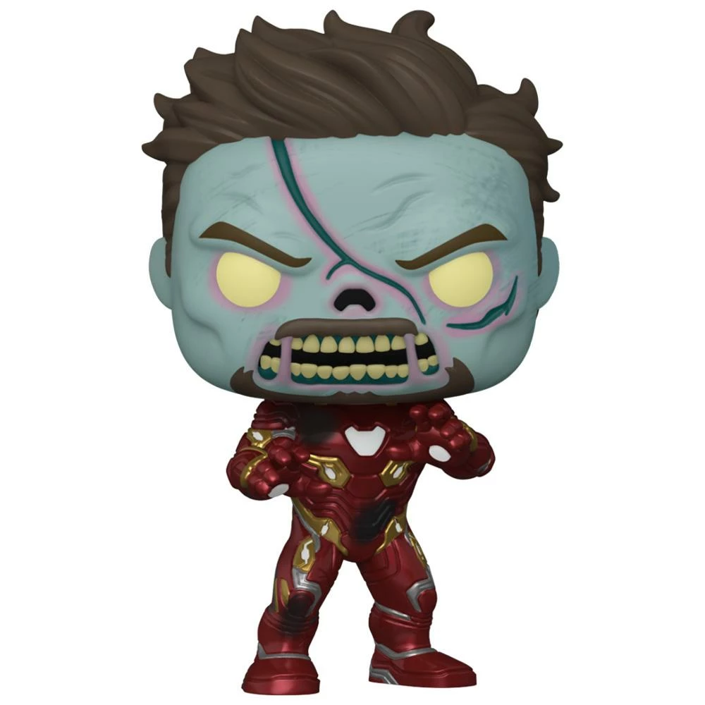IN STOCK: Funko POP Marvel: What If - Zombie Iron Man With Halloween Sleeve