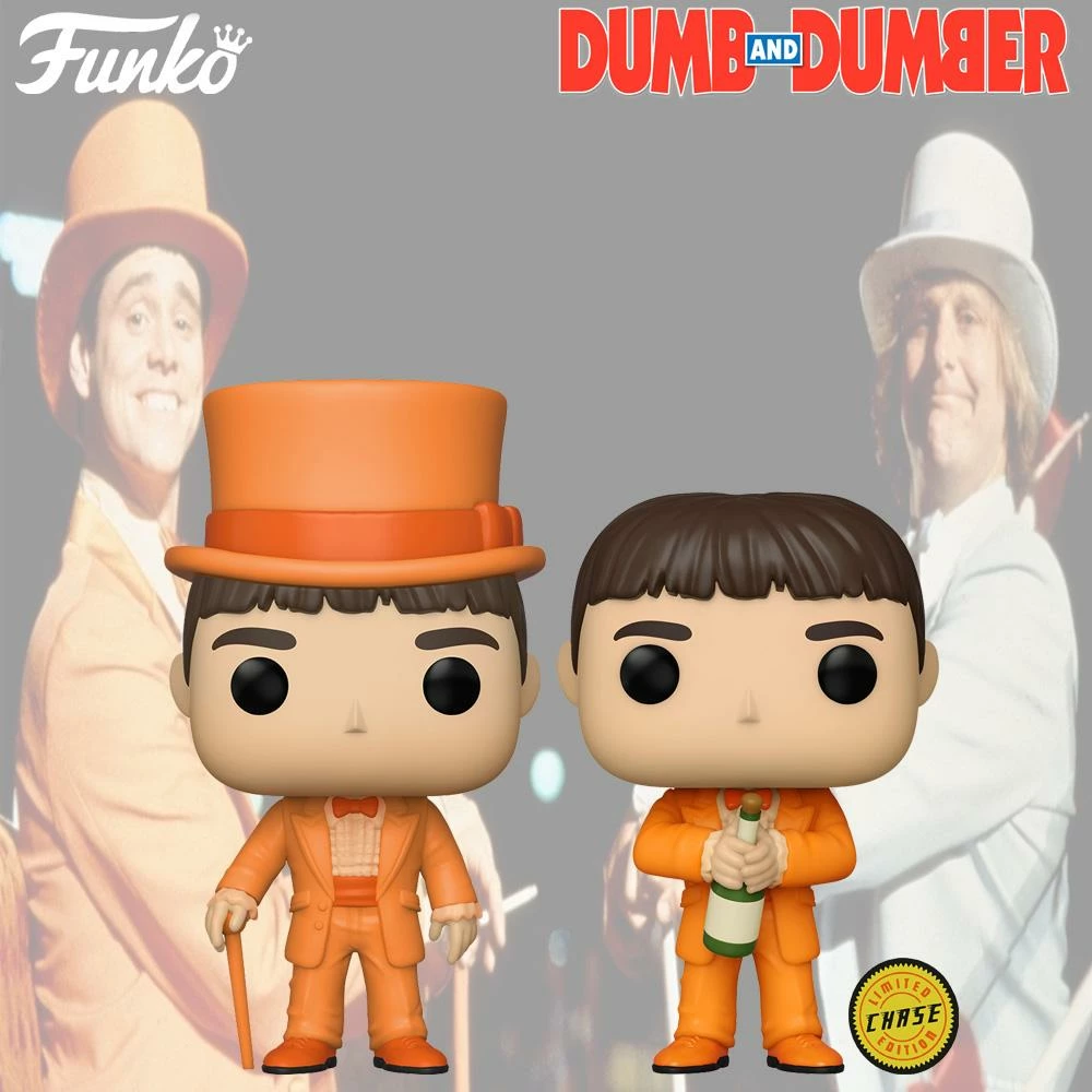 IN STOCK: Funko POP Movies: Dumb & Dumber - Lloyd In Tux W/Chase With PPJoe Movie Sleeve
