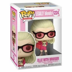 PRE-ORDER: Funko POP Movies: Legally Blonde- Elle With Dog With Pop Protector