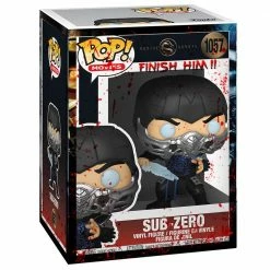 IN STOCK: Funko POP Movies: Mortal Kombat - Sub Zero With MK Sleeve