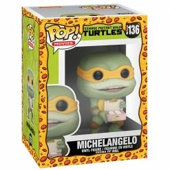 IN STOCK: Funko POP Movies: TMNT 2 - Michaelangelo With Pizza Sleeve