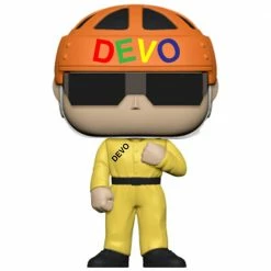 IN STOCK: Funko POP Rocks: Devo - Satisfaction (Yellow Suit) With Musical Sleeve