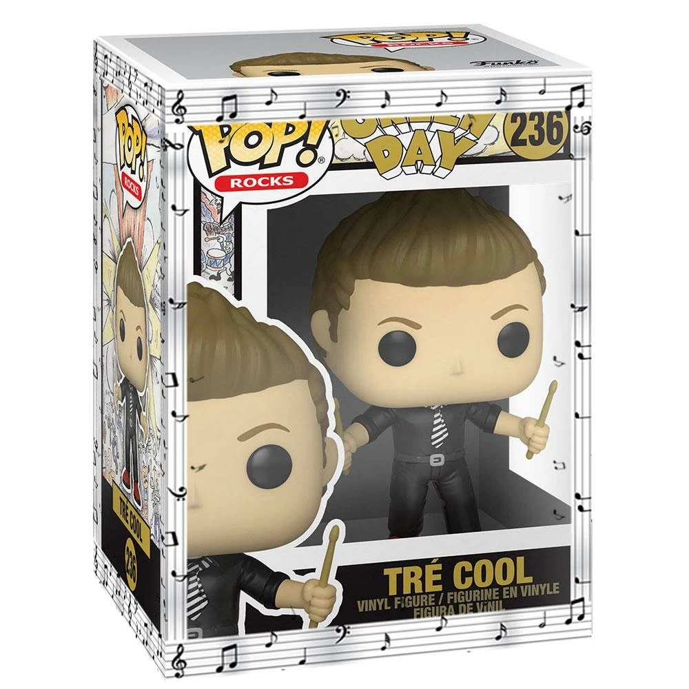 PRE-ORDER: Funko POP Rocks: Green Day - Tre Cool With Musical Sleeve