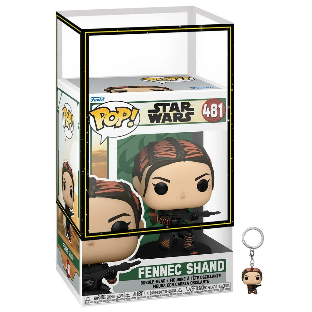 IN STOCK: Funko POP Star Wars: BOBF - Fennec Shand With Keyring