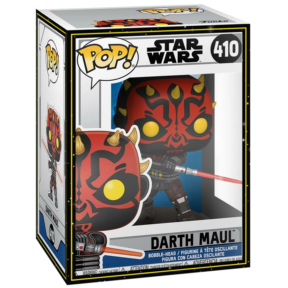 IN STOCK: Funko POP Star Wars: Clone Wars - Darth Maul With PPJoe SW Sleeve