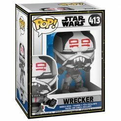 IN STOCK: Funko POP Star Wars: Clone Wars - Wrecker With PPJoe SW Sleeve