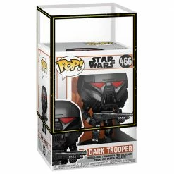 IN STOCK: Funko POP Star Wars: Mandalorian - Dark Trooper (Battle) With SW Sleeve