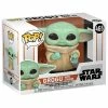IN STOCK: Funko POP Star Wars: Mandalorian - Grogu With Cookie And POP Protector
