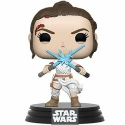 IN STOCK: Funko POP Star Wars: Rey With 2 Light Sabers With Star Wars Sleeve