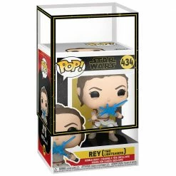 IN STOCK: Funko POP Star Wars: Rey With 2 Light Sabers With Star Wars Sleeve