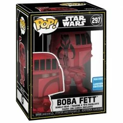 PRE-ORDER: Funko POP Star Wars: Star Wars - Boba Fett (Burgundy) With SW Sleeve