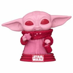 PRE-ORDER: Funko POP Star Wars: Valentines S2 - Grogu With SW Sleeve / Protector